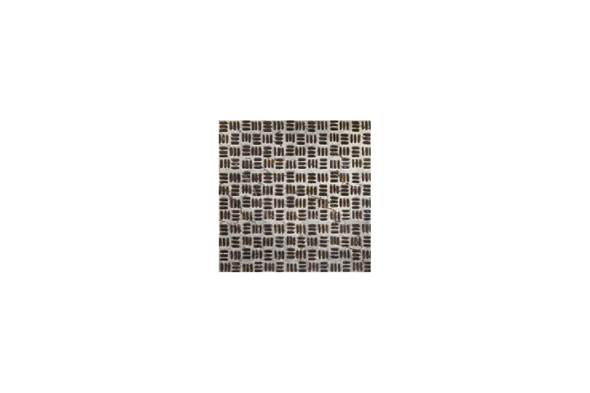 Мрамор Petra Antiqua Lacche 1 Rolling Fondo Argento - Decoro Nero Narquinia 30,5 X 30,5