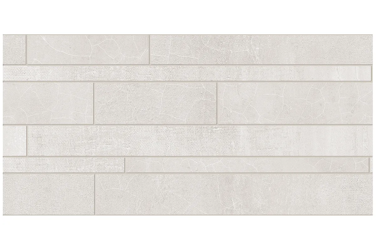 Керамогранит Provenza by Emil Group Gesso Listelli Sfalsati Natural White