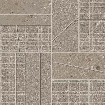 Керамогранит Ergon by Emil Group Grain Stone Mosaico Big Mix Taupe