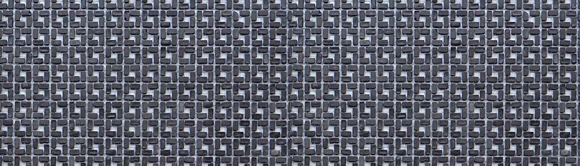 Керамогранит Micro. Micromosaics Micromosaics Micro-Brick Ring Coffee