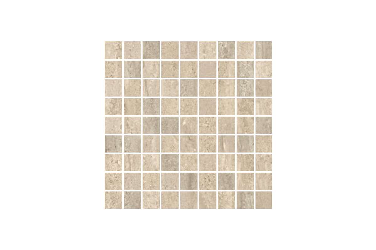 Керамогранит Cir Serenissima Travertini Due Beige Mosaico 3X3