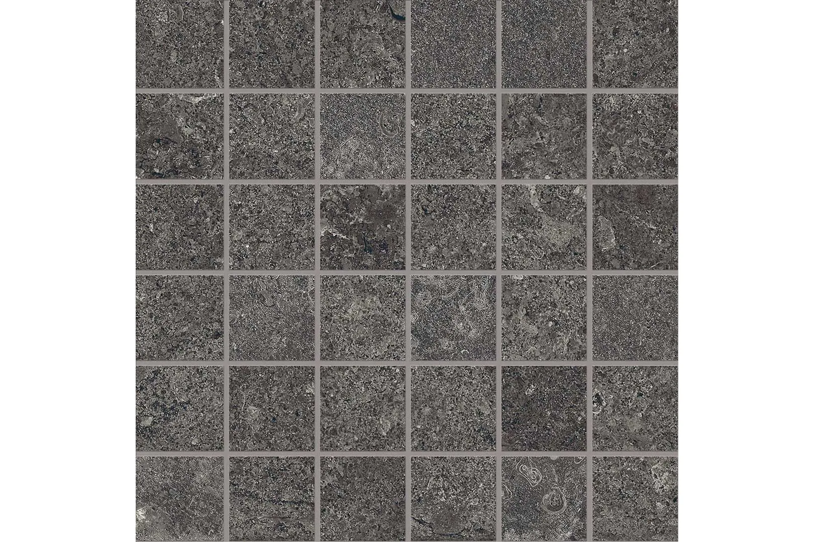 Керамогранит Emil Ceramica MaPierre Ancienne Noir Mosaico 5X5