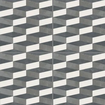 Керамогранит Mutina Azulej Cubo nero