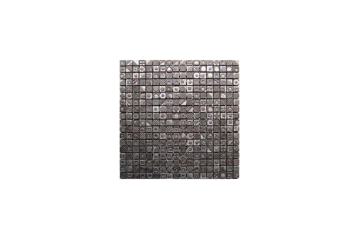 Мрамор Petra Antiqua Mosaici/Mosaics Mosaico 1.5X1.5 Su Rete Heron Silver/Londongr