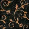 FLOWER Fondo Nero Marquinia - Decoro Rame 30,5 x 30,5
