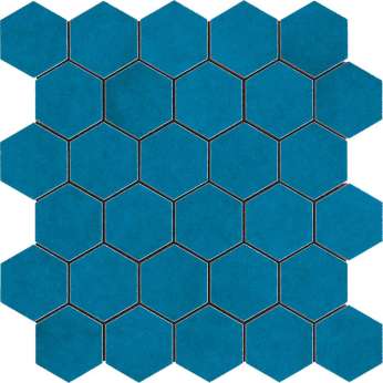 Керамогранит Cerasarda Sardinia Mosaico Esagona Azzurro Mare