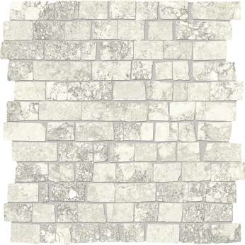 Керамогранит Provenza by Emil Group Unique Travertine Mosaico Mini Block Ancient White