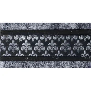 Мрамор Petra Antiqua Evolution 2 braid 6 nero marquinia indaco 15,5 x 30,5 CM