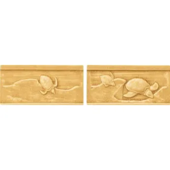 Керамогранит Settecento The Traditional Style Listello Turtles A + B Orange