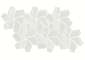 Flower white glossy