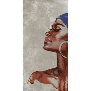 Керамогранит MaxFine by Iris FMG Design Your Slabs Watercolor Woman Blue