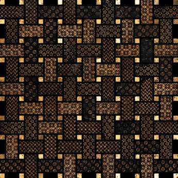 Мрамор Petra Antiqua Evolution basket remake nero marq gold