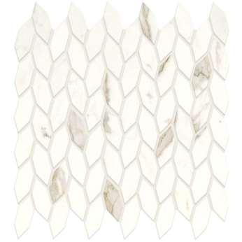 Керамогранит Atlas Concorde Marvel Shine Calacatta Prestigio Mosaico Twist Silk