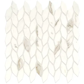 Керамогранит Atlas Concorde Marvel Shine Calacatta Prestigio Mosaico Twist Silk