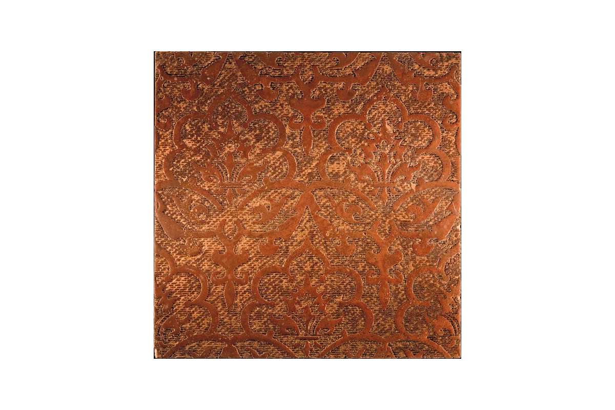 Мрамор Petra Antiqua Lacche 2 Regent Fondo Rame Decoro Travertino Rosso 30,5 X 30,5