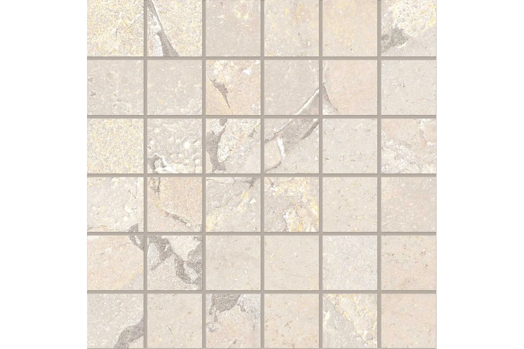 Керамогранит Provenza by Emil Group Unique Intensity Cobblestone White Mosaico 5X5-Min