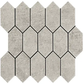 Керамогранит Cir Serenissima Evoca Mosaico Losanga Cenere