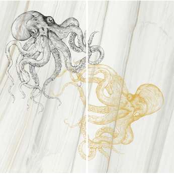 Керамогранит MaxFine by Iris FMG Design Your Slabs Octopus Gold