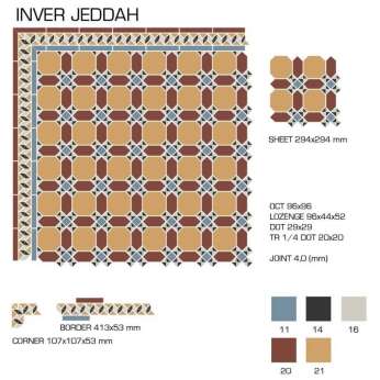 Керамогранит TopCer Victorian Designs (Викториан Дизайн) Inver jeddah
