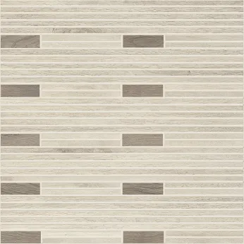 Керамогранит Ergon by Emil Group Wood Talk Mosaico Talk White Grey
