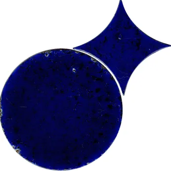 Керамогранит AcquarioDue Circle Set Cobalto Craquele