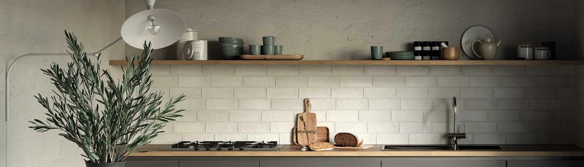 Керамогранит Casalgrande Padana Brickworks Muretto Bianco