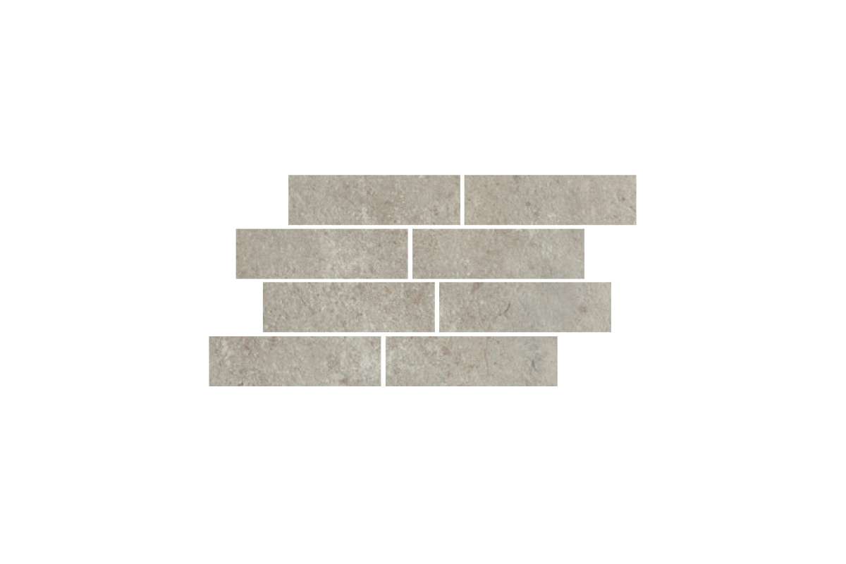 Керамогранит Cir Serenissima Promenade Mosaico Bricks Argento
