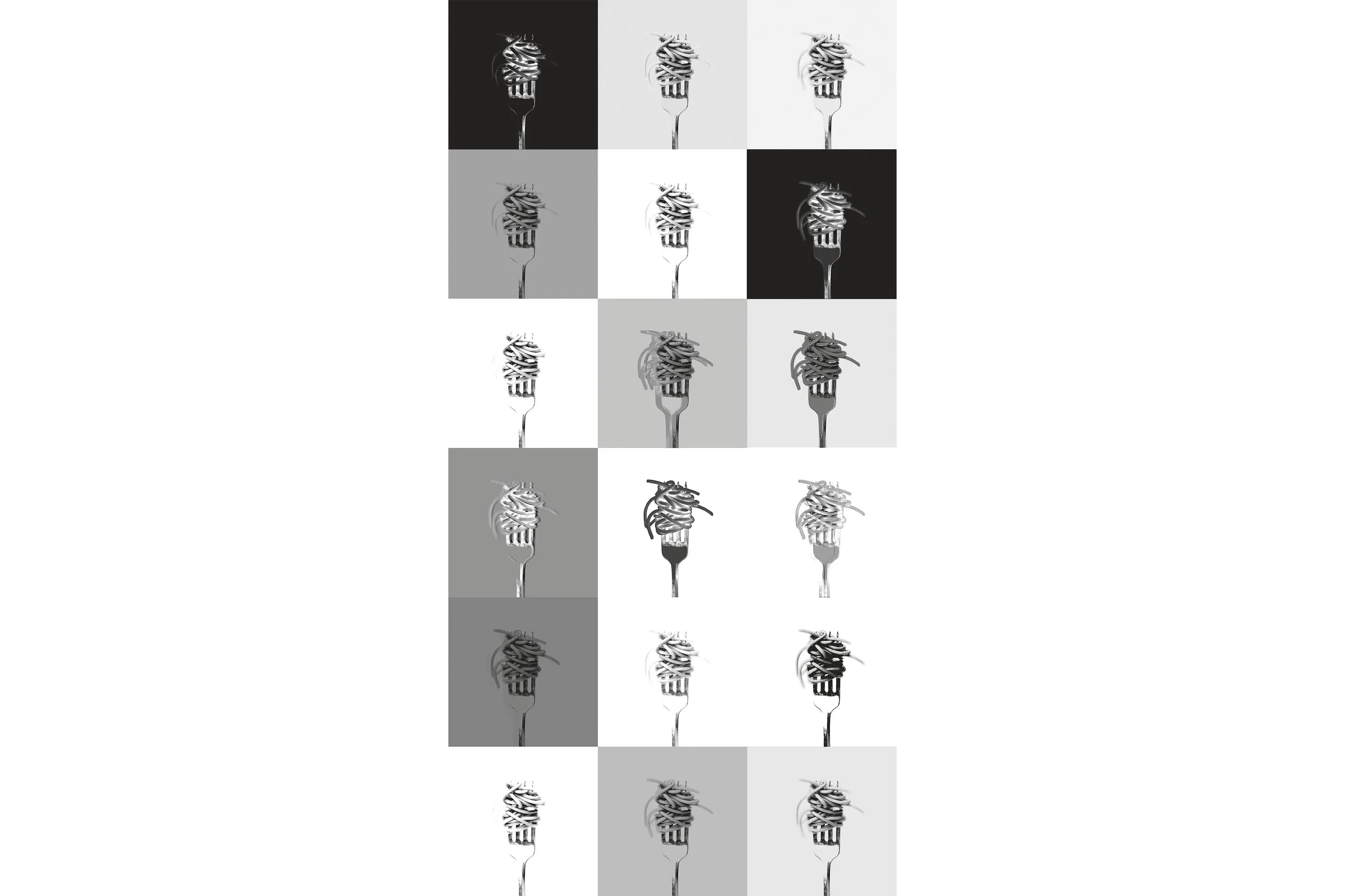 Керамогранит MaxFine by Iris FMG Design Your Slabs Pop Fork B&W Big