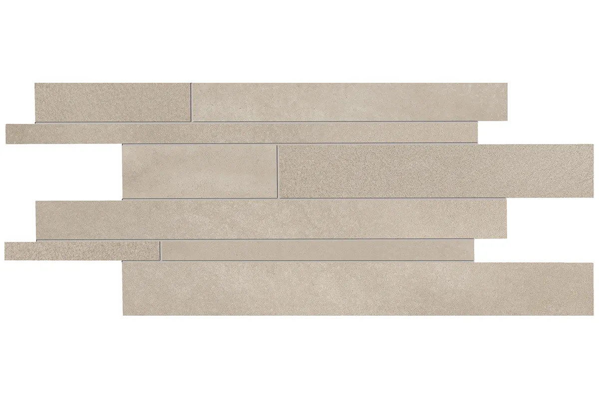 Керамогранит Ergon by Emil Group Tr3nd Mosaico Listelli Sfalsati Sand B