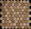 esagono 3,2 patch 20 fossil azul