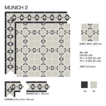Керамогранит TopCer Victorian Designs (Викториан Дизайн) Munich 2