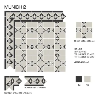 Керамогранит TopCer Victorian Designs Munich 2