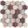 Mosaico Esagona Mix Pink
