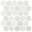 Mosaico Esagona Cloud White