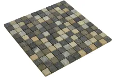 Мрамор Petra Antiqua Mosaici/Mosaics Mosaico 2.5X2.5 Su Rete Smoke/Londong/N.marg/Makr/Blu/Jura/Bard