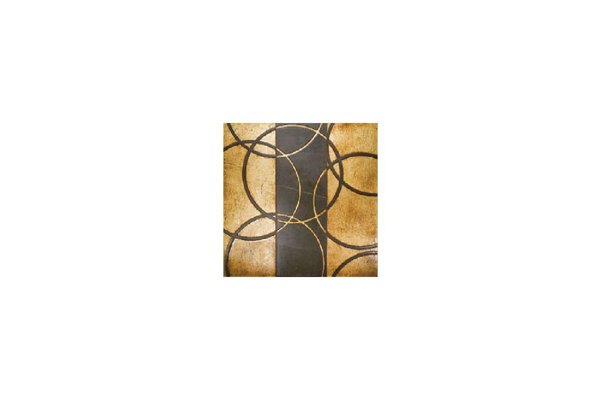 Мрамор Petra Antiqua Lacche 1 Optical 9 Fondo Oro - Decoro Londongrey 30,5 X 30,5