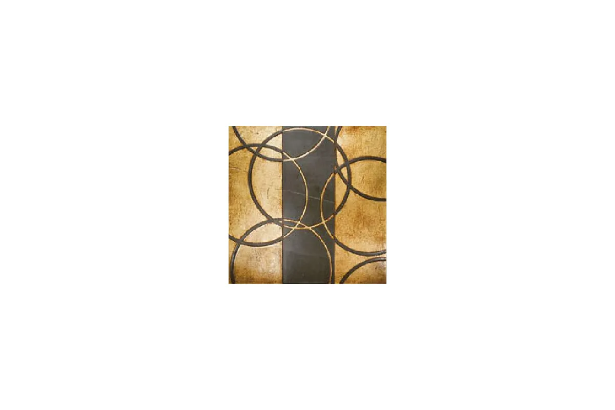 Мрамор Petra Antiqua Lacche 1 Optical 9 Fondo Oro - Decoro Londongrey 30,5 X 30,5