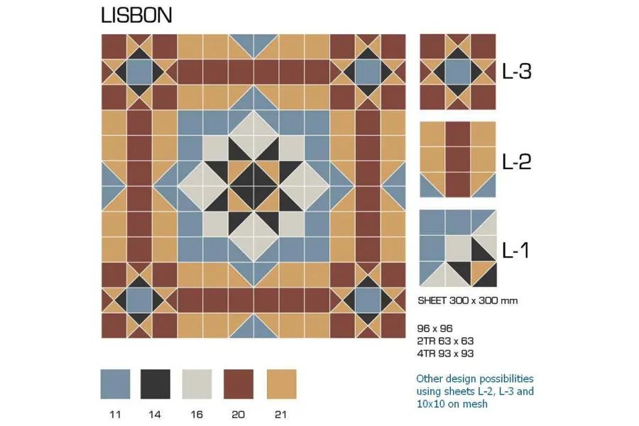 Керамогранит TopCer Victorian Designs Lisbon