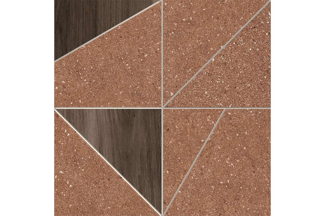 Керамогранит Terratinta Ceramiche Grained Tangram Grained Rust Libeccio Moka