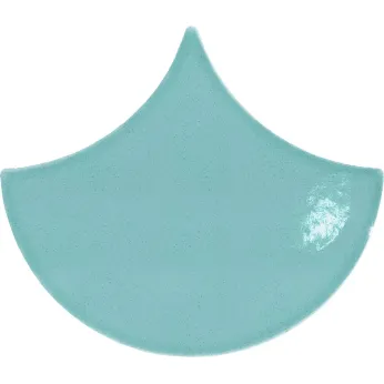 Керамогранит AcquarioDue Pavoncella Lucida Verde Acqua