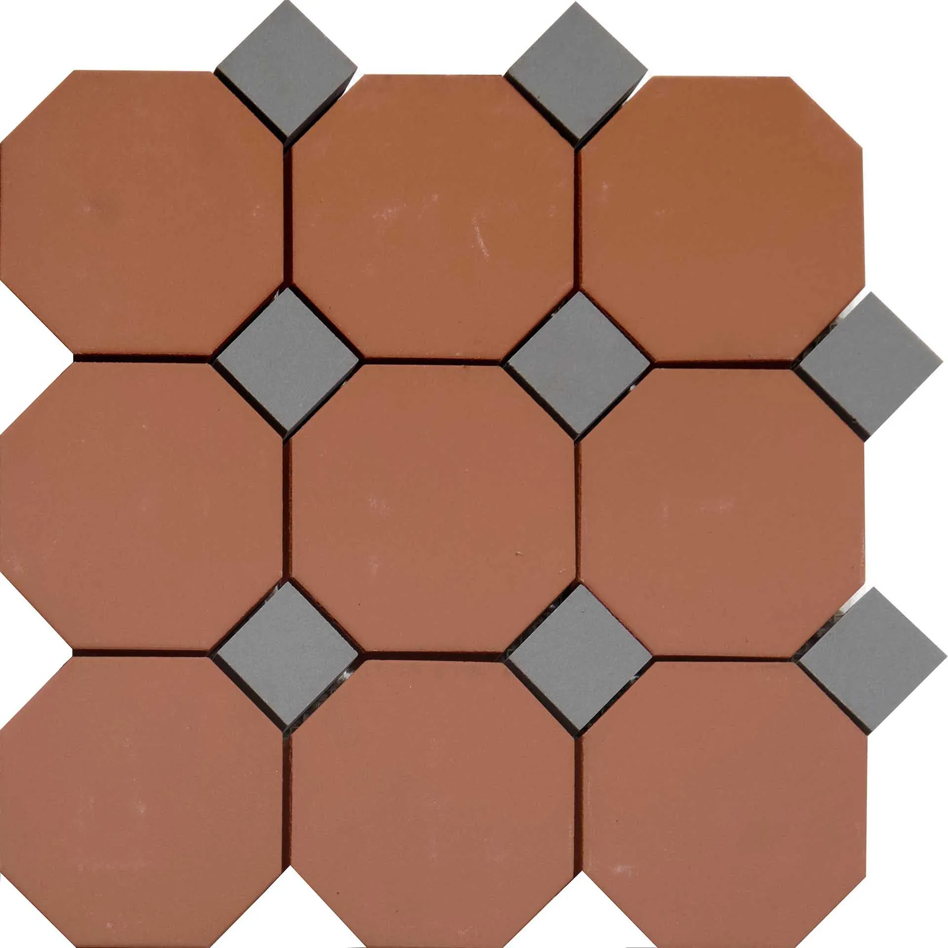 Керамогранит CE.SI. Full Body Ottagono 10x10 su Rete GRES - toz.3.5x3.5 NICKEL