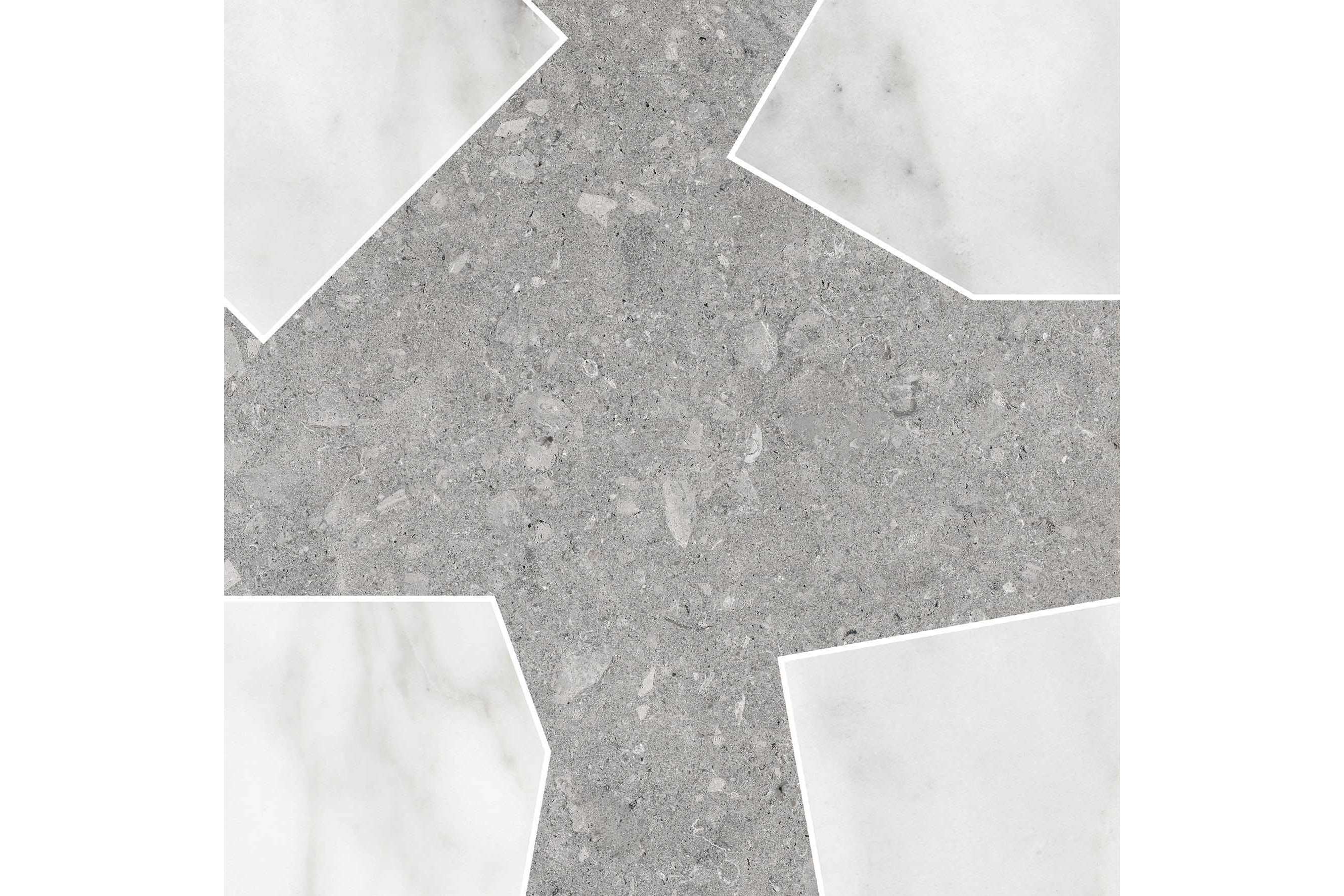 Керамогранит Terratinta Ceramiche Vicentina Cenere Cross Dark