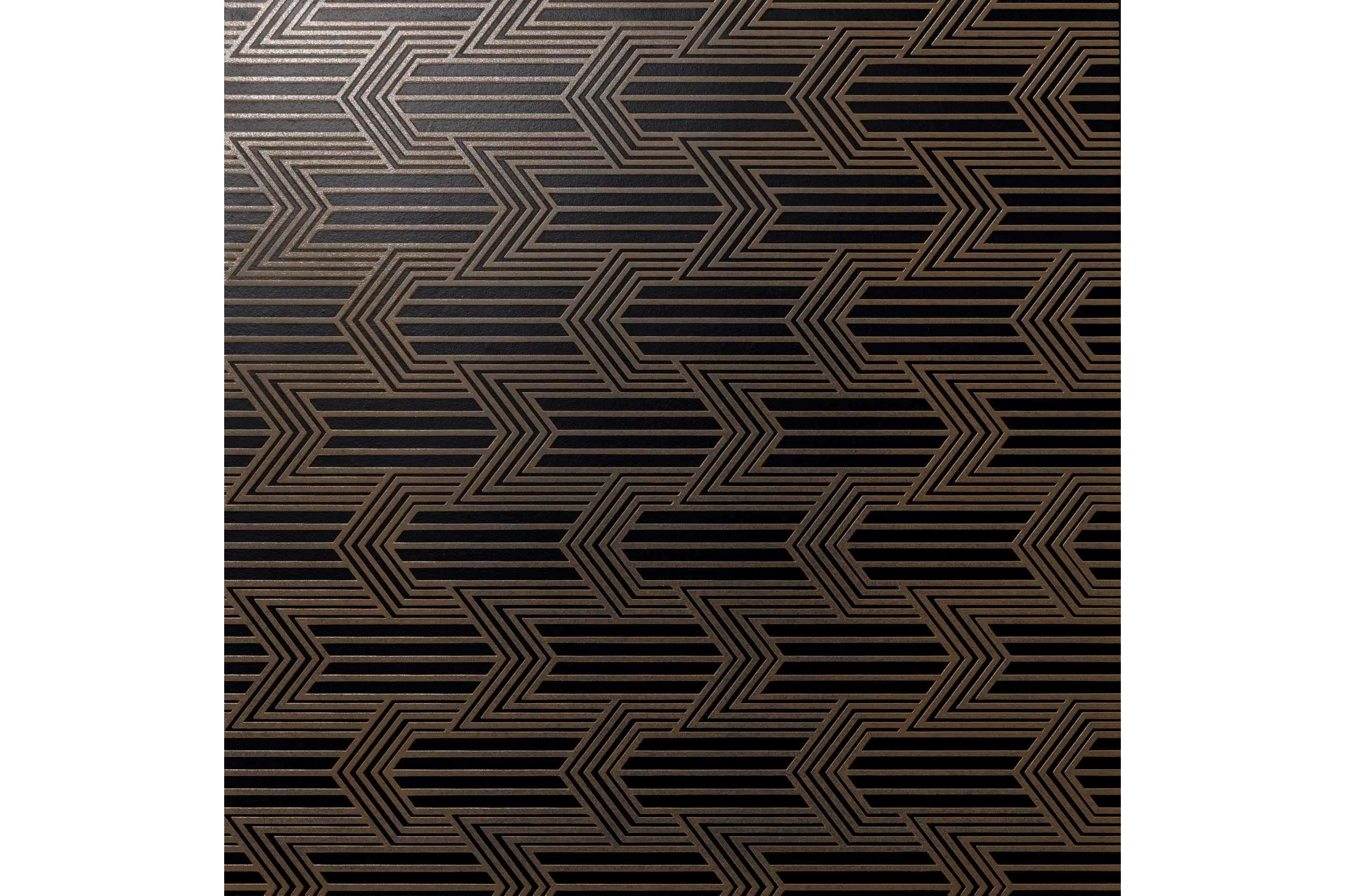 Керамогранит Petracers Swing Geometria Ottone Su Nero