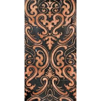 Мрамор Petra Antiqua Lacche 1 SHIRAZ 2 Fondo Nero Marquinia - Decoro Rame 30,5 x 60