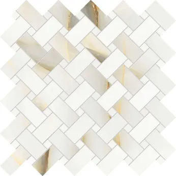 Керамогранит Emil Ceramica Tele di Marmo Pure Onyx Onyx Perla Mosaico Intrecci