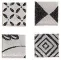Musiva Decoro " C " Grigio/nero 2.2x2.2 (4 Pezzi)