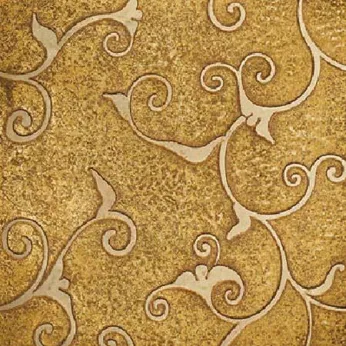 Мрамор Petra Antiqua Lacche 1 DAMASCO 1 Fondo Oro - Decoro Travertino Chiaro 30,5 x 30,5