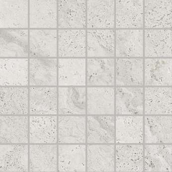 Керамогранит Provenza by Emil Group Unique Travertine Mosaico 5x5 Minimal Siver