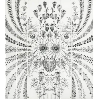 Керамогранит Tonalite Silk Pannello Floreale Gesso (set da 24 pz.)