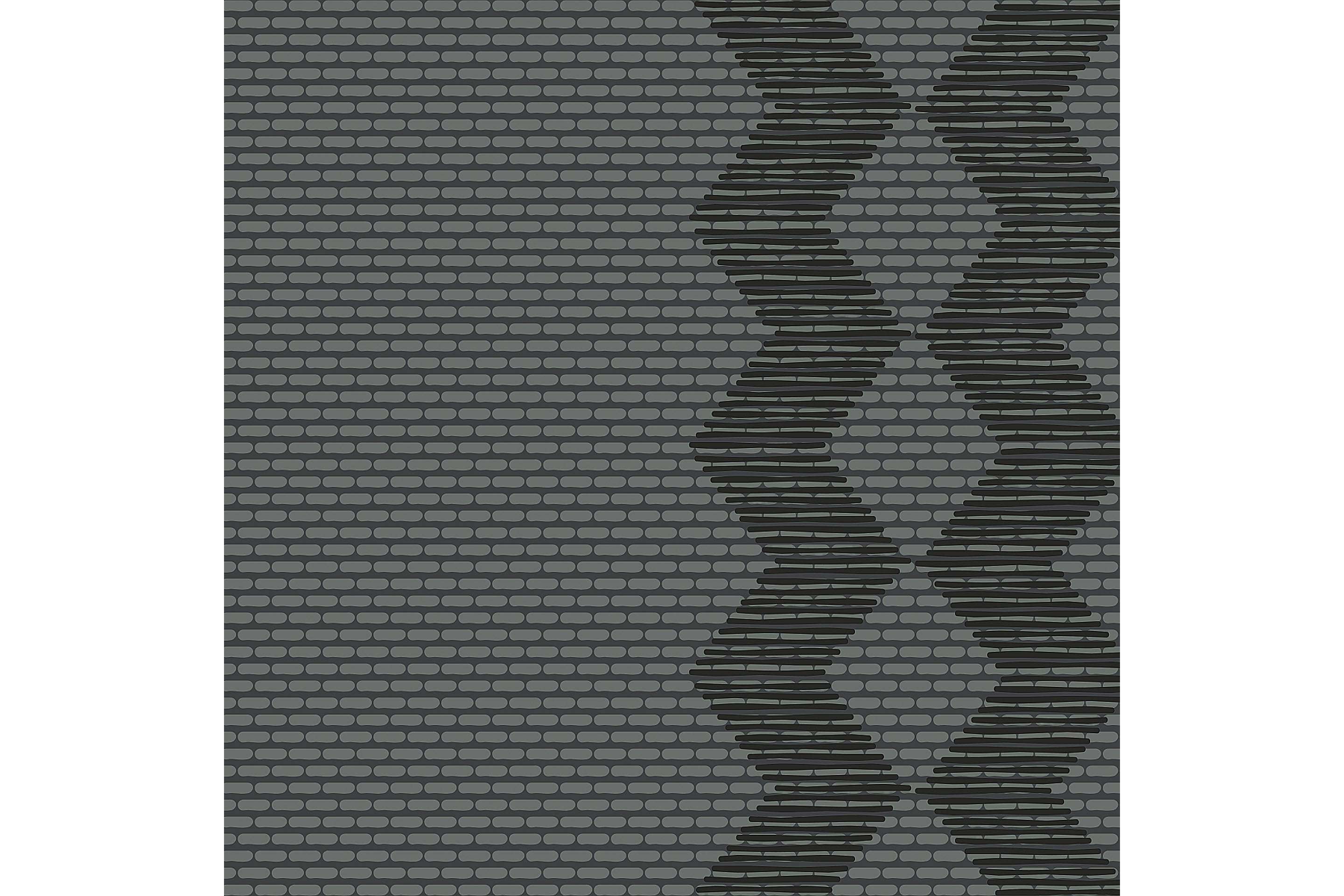 Керамогранит Mutina Tape Zigzag Half Black